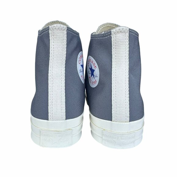 ✨Converse Chuck 70 Hi Comme Des Garçons Play Size 8.5 Men's Shoes Gray 171847C✨ - Picture 4 of 9